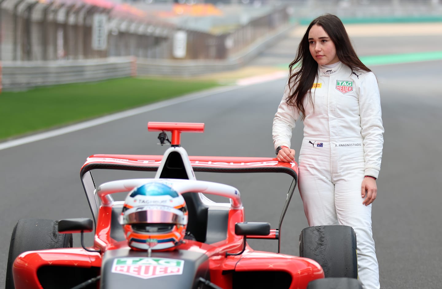 SHANGHAI, CHINA - MARCH 07: Aiva Anagnostiadis of Australia and Hitech TGR (11) poses for a photo